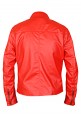 Men's Red Cafe Racer Jacket